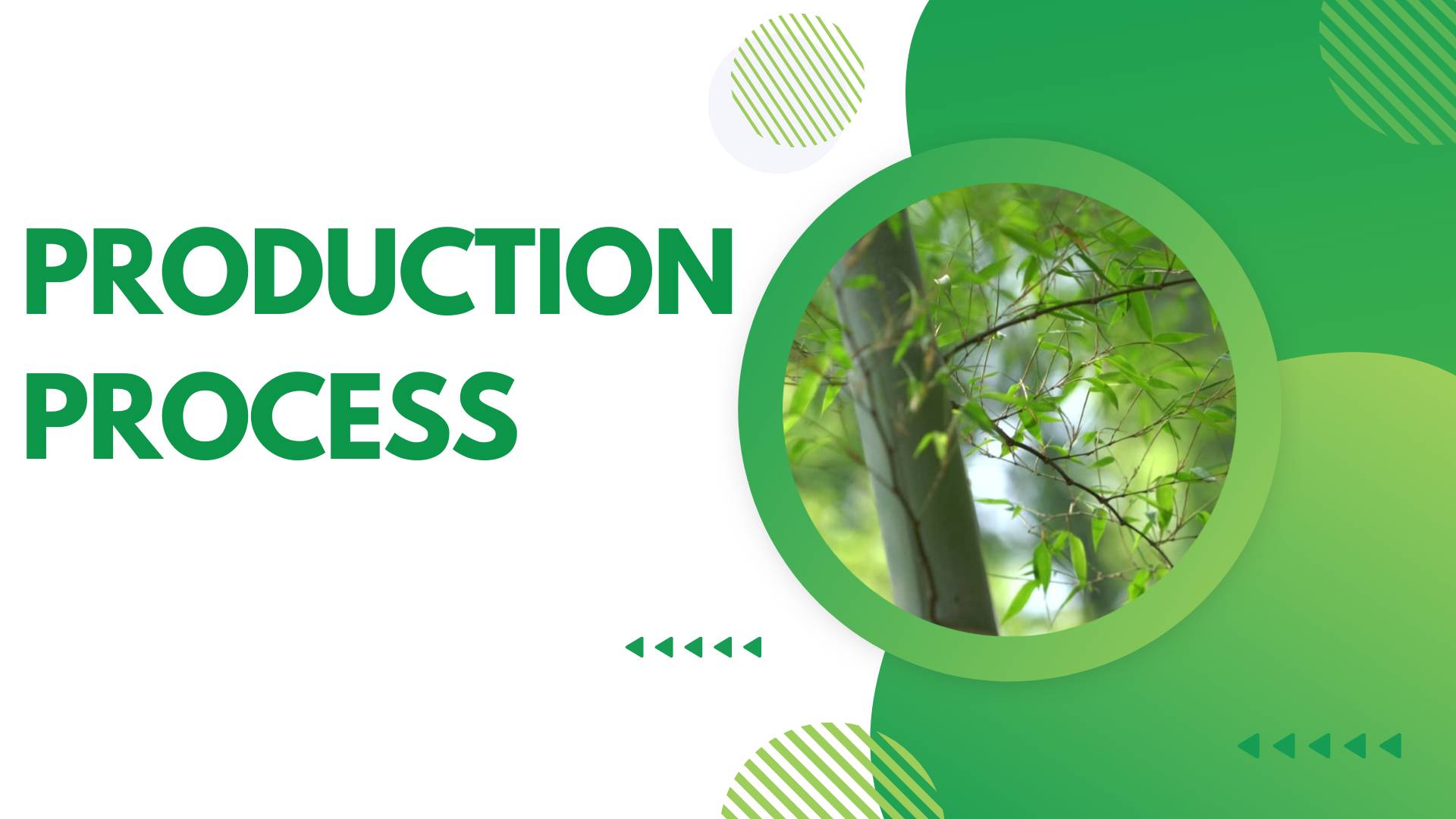 Production process of bamboo products