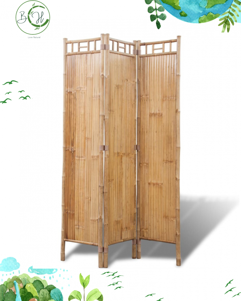 Bamboo room 3-panel