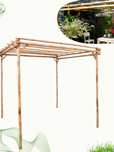 Bamboo pergola