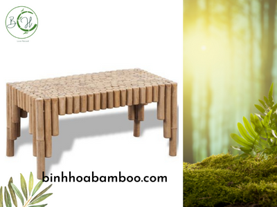 Bamboo bench