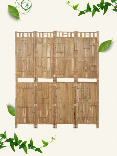 Bamboo room 4-panel